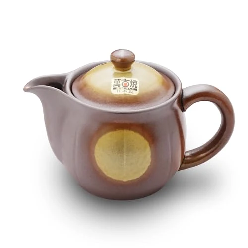 Fashionable Japanese Banko Ware Teapot with Removable Stainless Steel Strainer Flexible