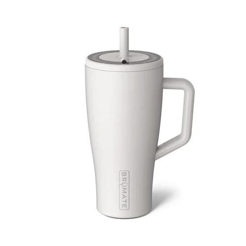 Trusted Era 30 oz Tumbler with Handle and Straw Easy-to-Use