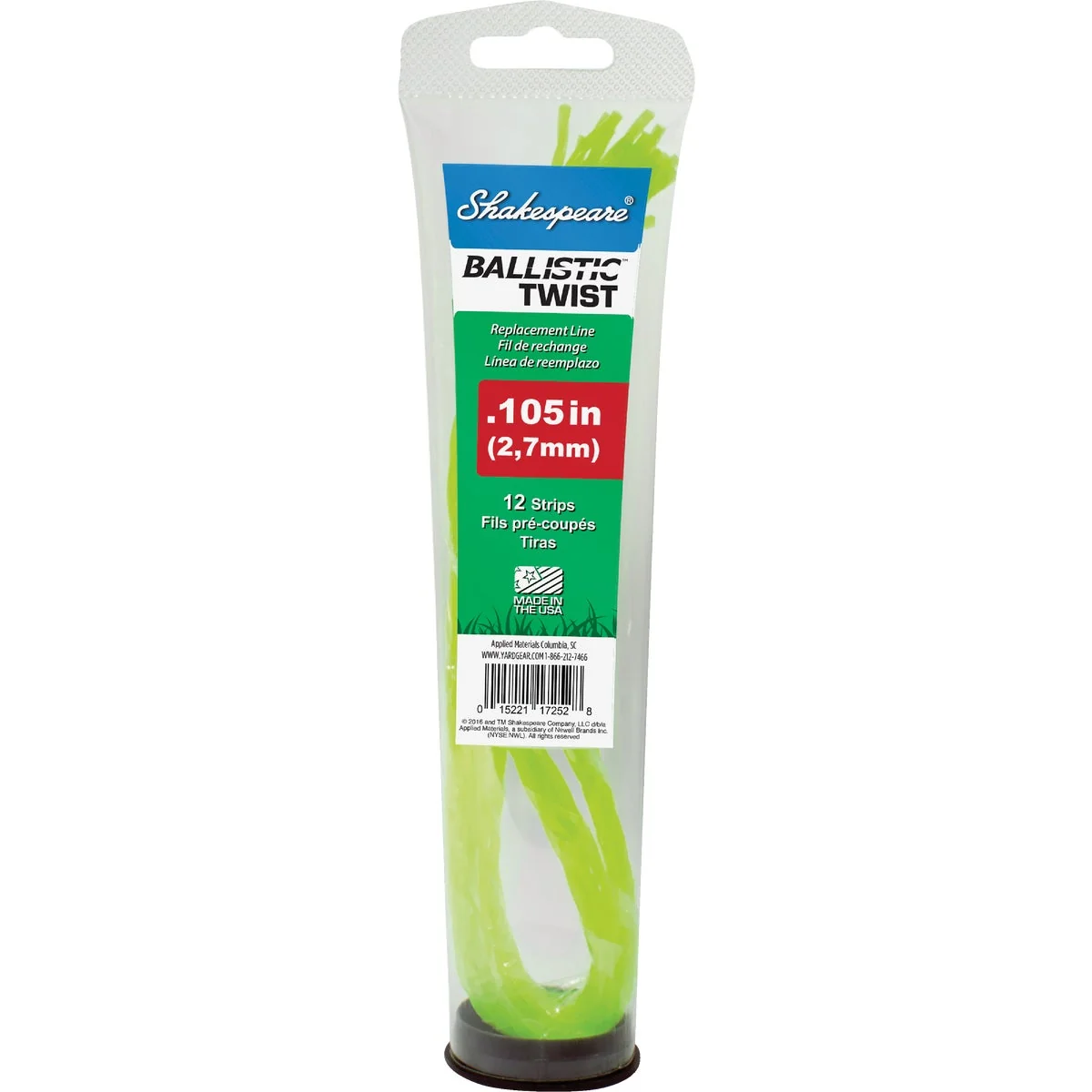 Elite Shakespeare 0.105 In. x 12 In. Ballistic Twist Universal Pre-Cut Trimmer Line 12-Count Outstanding