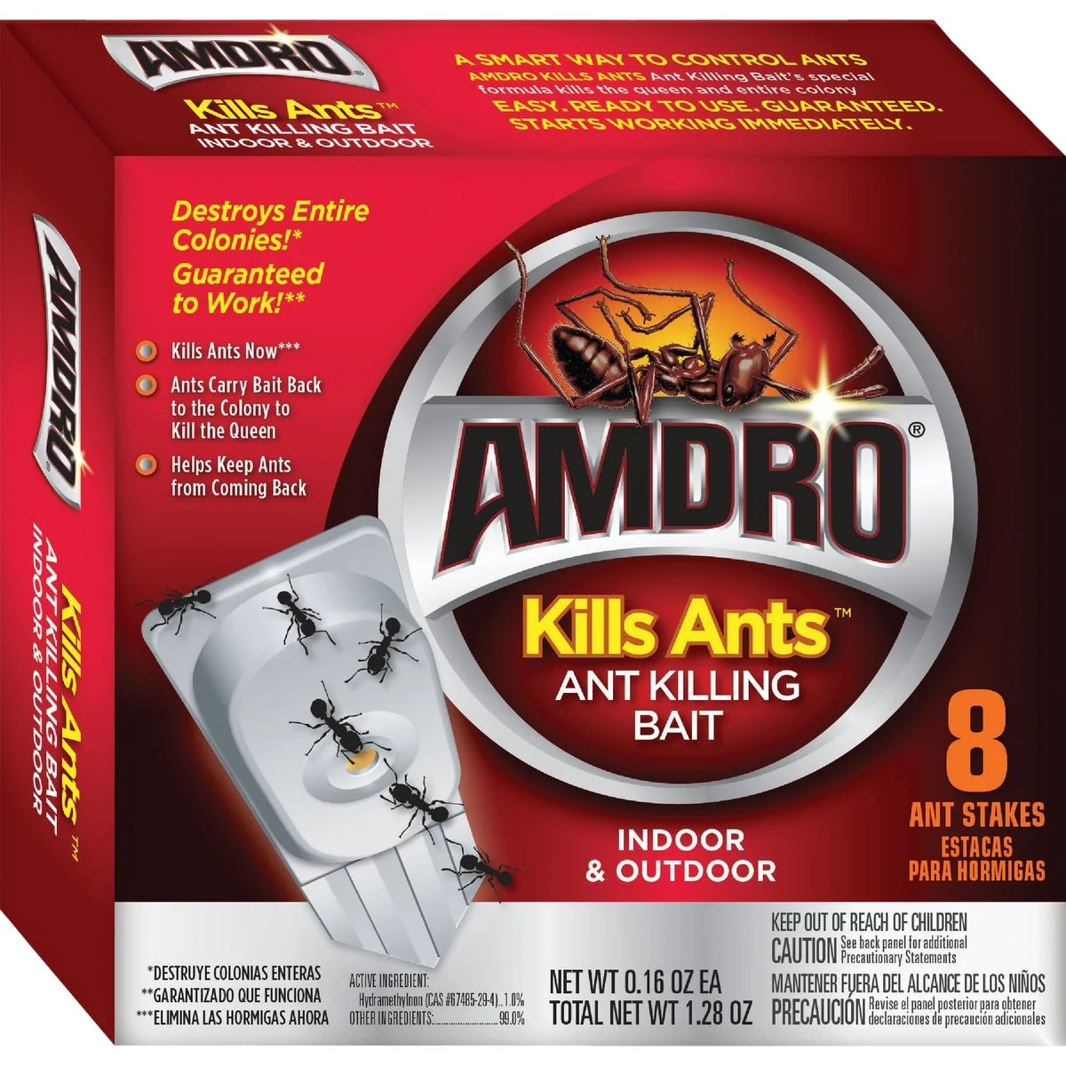 High-Quality Amdro 1.28 Oz. Solid Ant Bait Stake 8-Pack Elegant