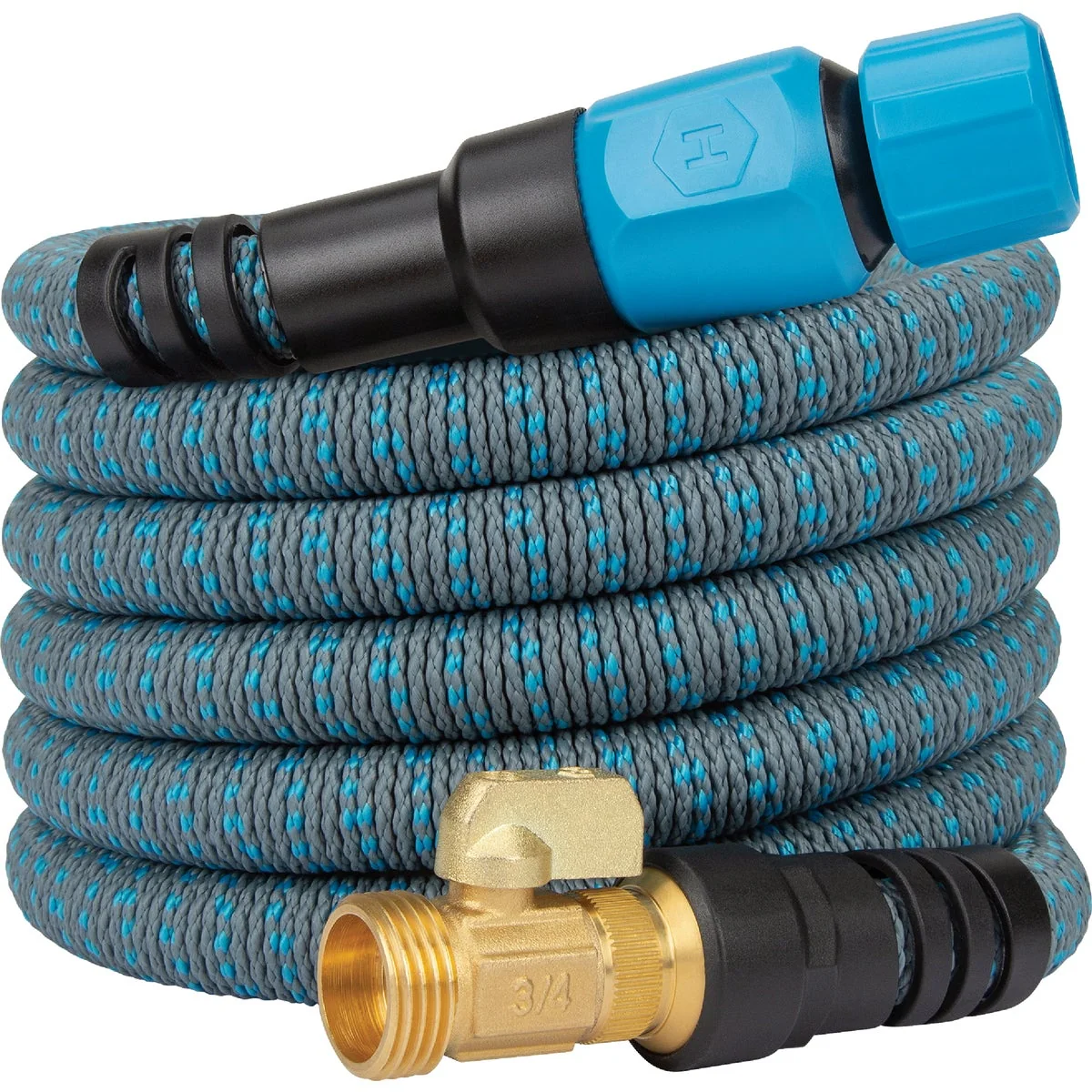 Premium Hydrotech 5 8 In. x 25 Ft. Expandable Burst Proof Hose – Blue High-End