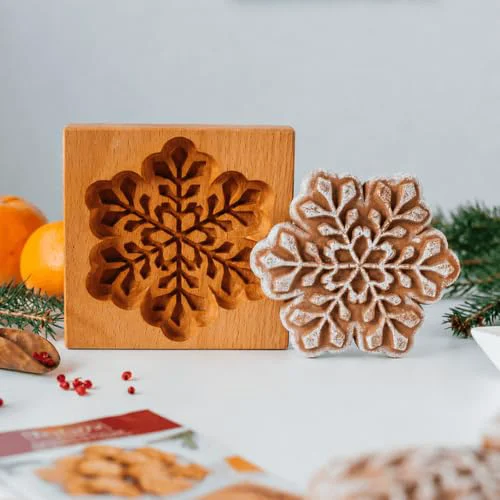 Sophisticated Wooden Springerle Cookie Molds for Baking Contemporary