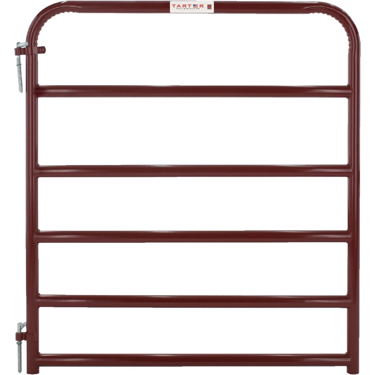 Genuine Tarter 50 In. H. x 4 Ft. L. x 1-3 4 In. Tube Diameter Red Economy Tube Gate Authentic