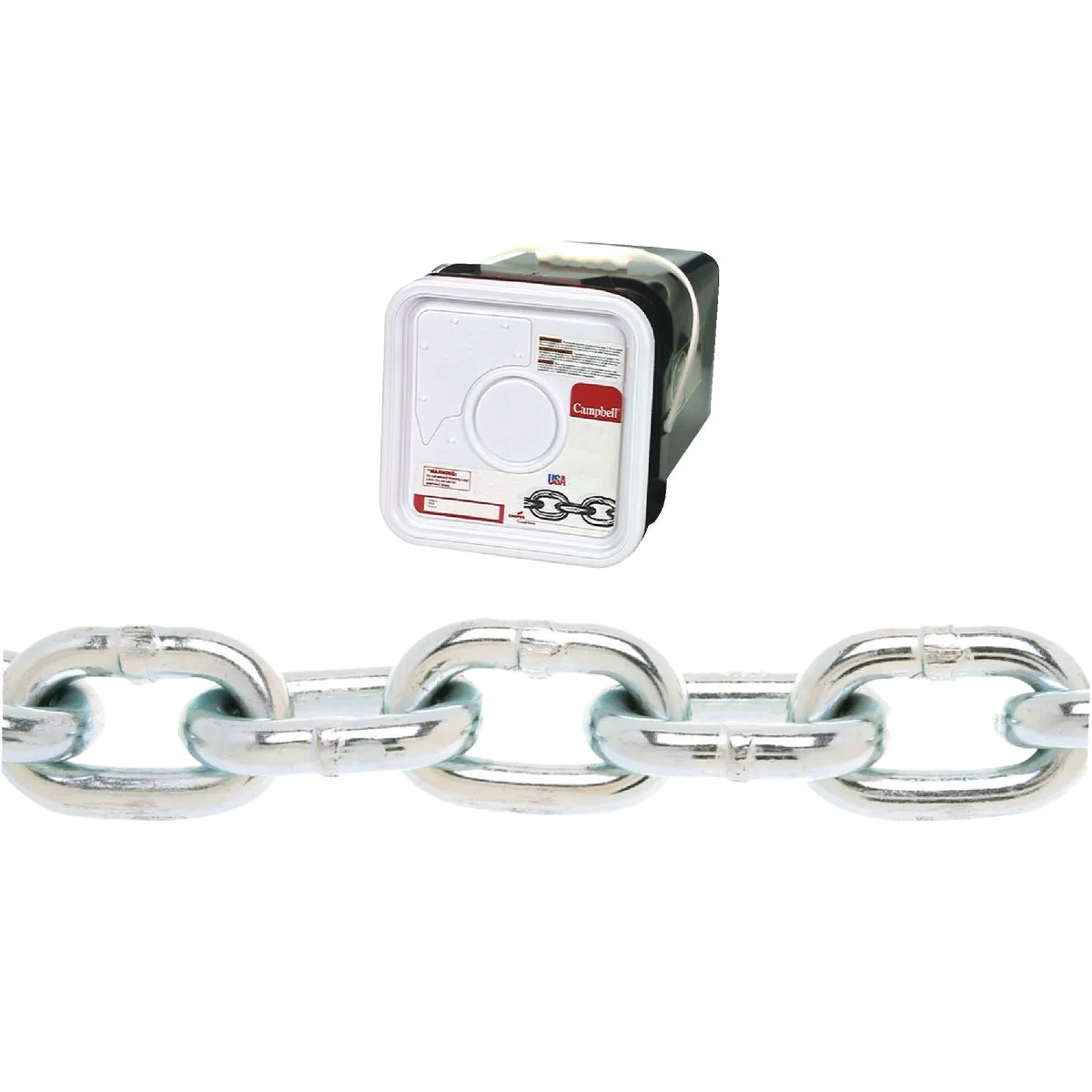 Genuine Campbell 3 16 In. 150 Ft. Zinc-Plated Low-Carbon Steel Coil Chain Effective