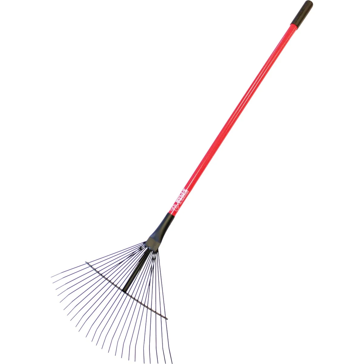 Natural Bully Tools 24 In. Steel Leaf Rake 24-Tine Reusable