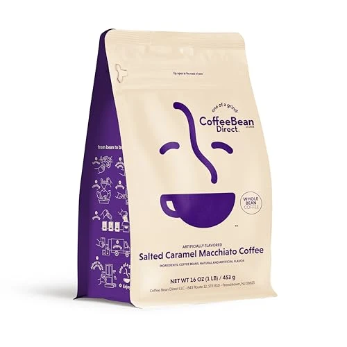 Authentic Salted Caramel Macchiato Flavored 16 Ounce Lightweight