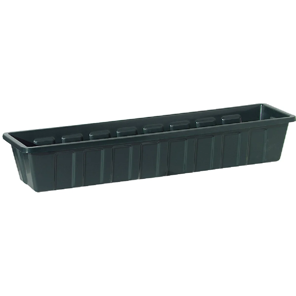 Exclusive Novelty Poly-Pro 36 In. Polypropylene Hunter Green Flower Box Planter Soft