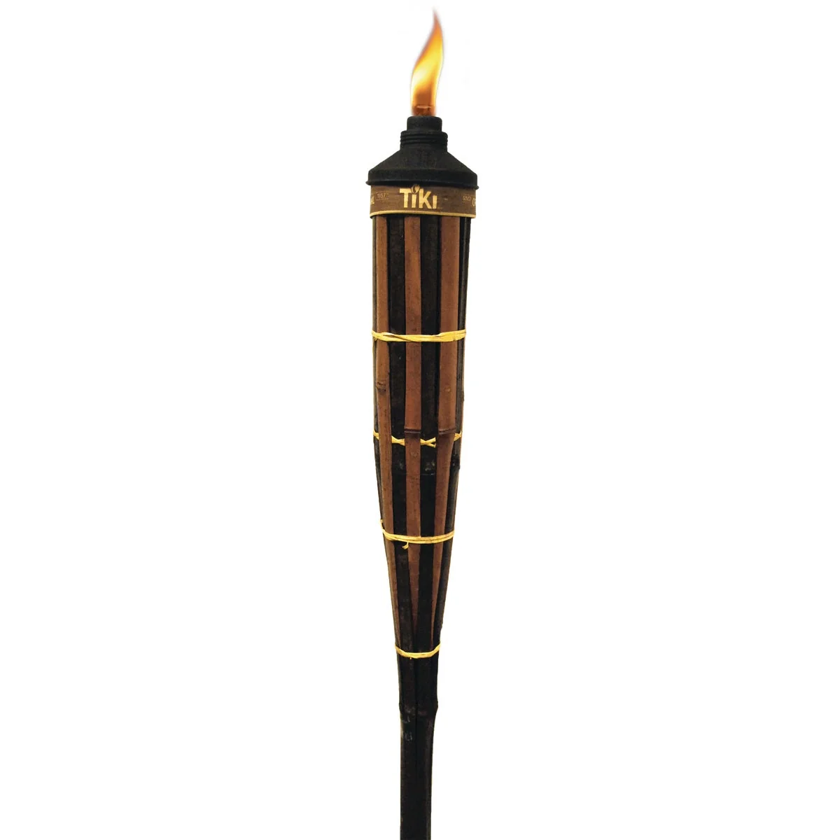 Classic Tiki Royal Polynesian 5 Ft. Brown Bamboo Patio Torch Quality