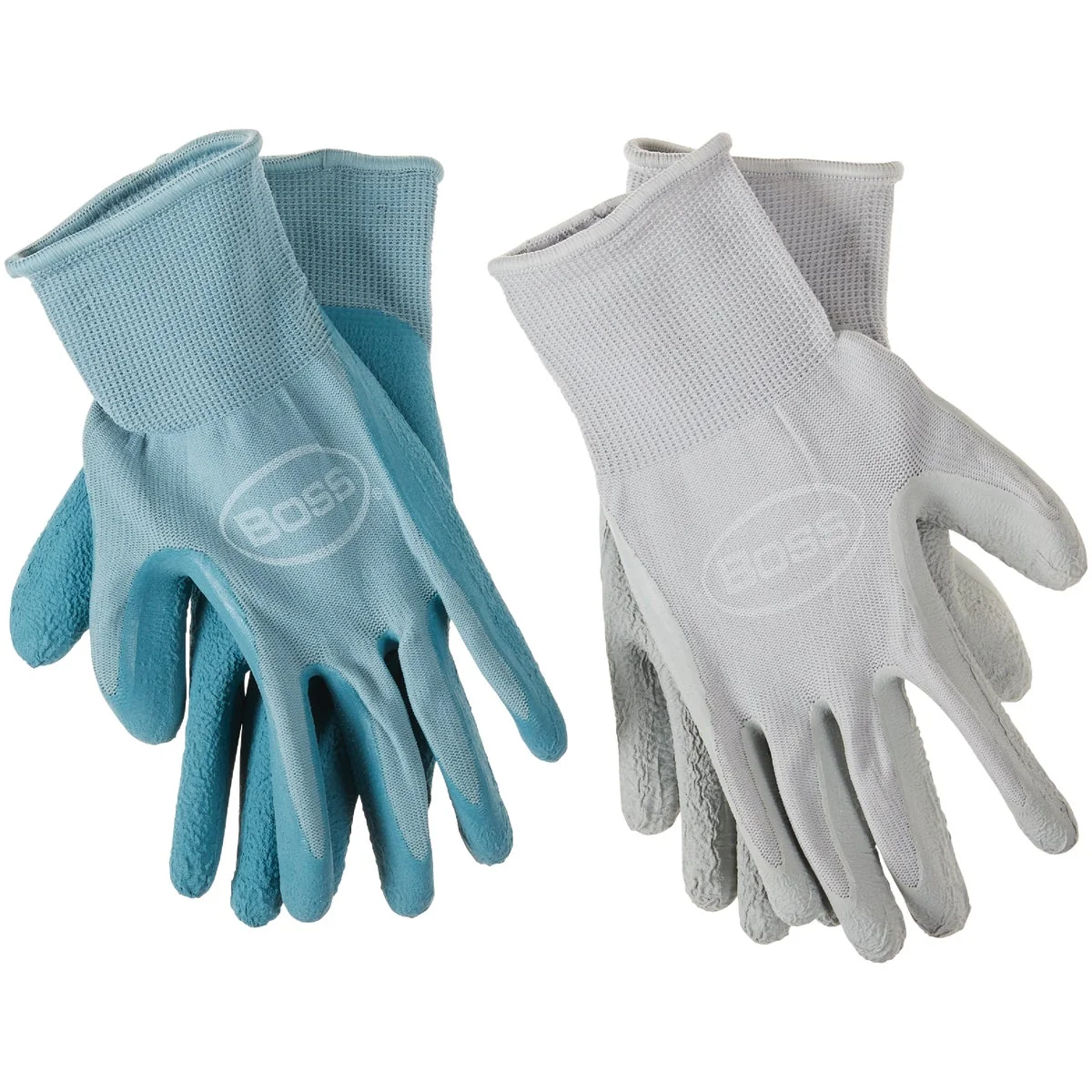 World-Class Boss Tactile Grip Men’s Large Latex Coated Glove 2-Pack Convenient
