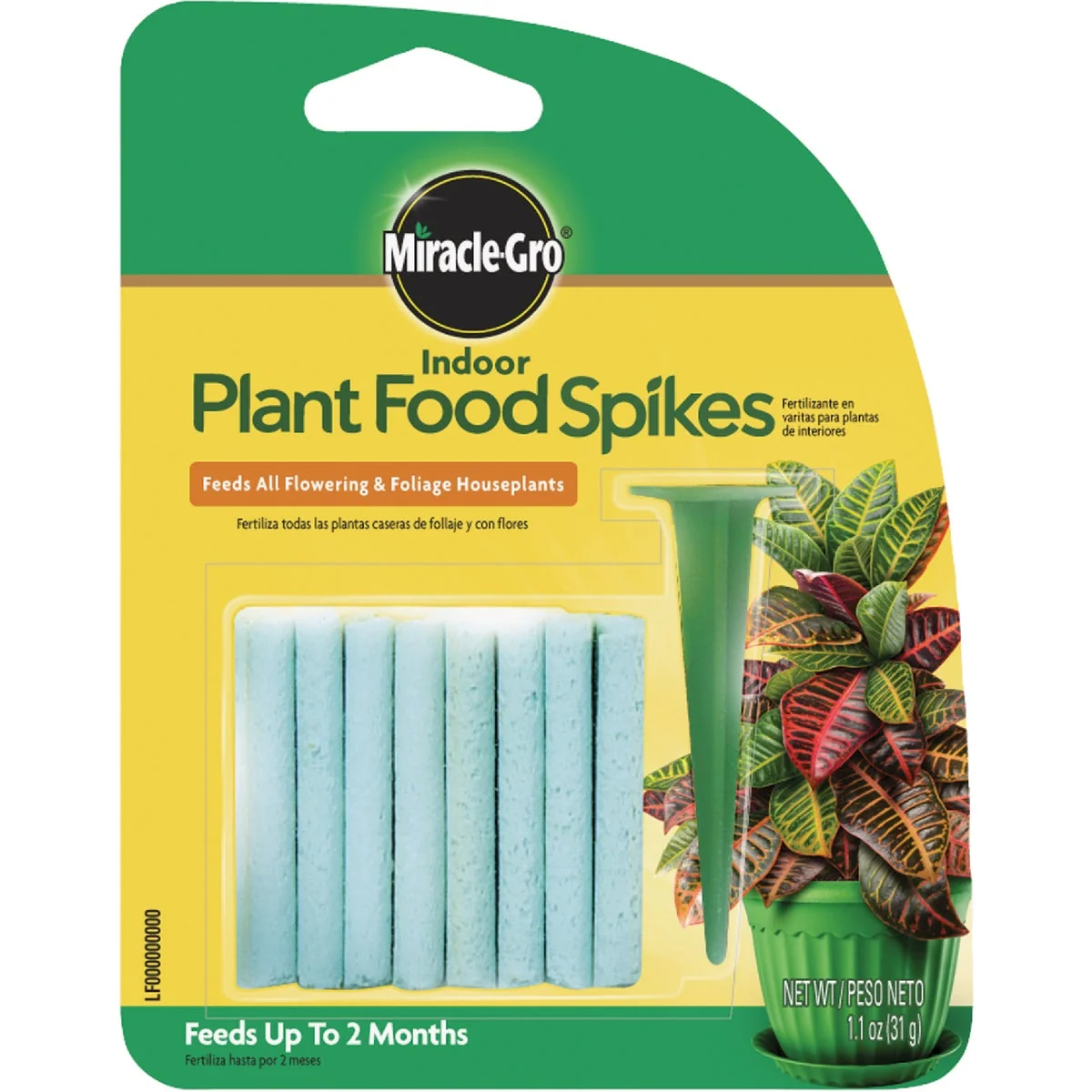 Smart -Gro 6-12-6 Indoor Plant Food Fertilizer Spikes 24-Pack Classic
