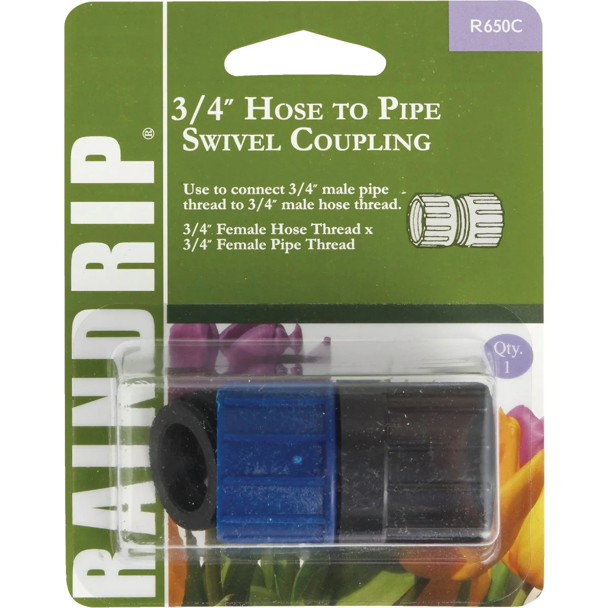 Selected Raindrip 3 4 In. Tubing Swivel Coupling Durable