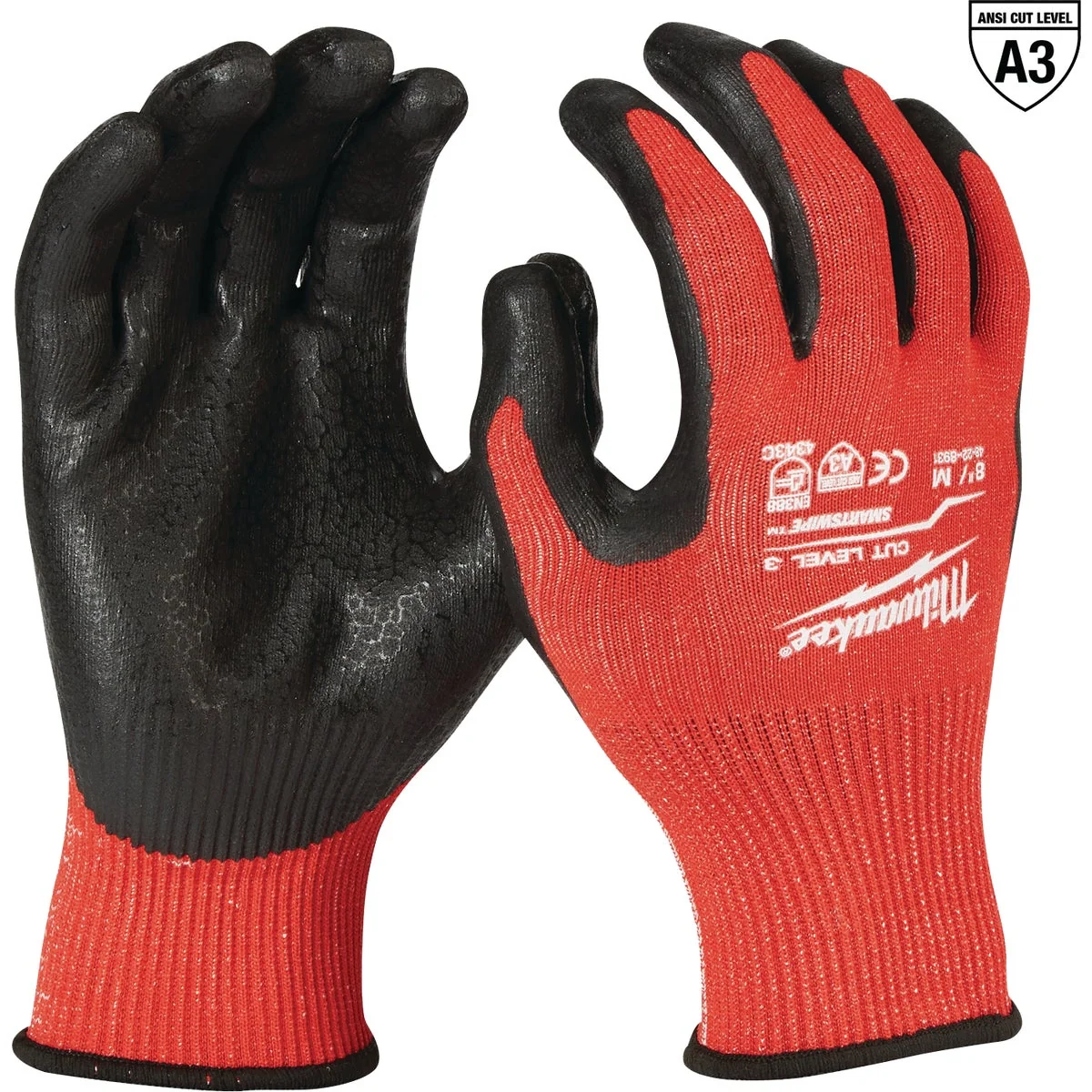 High-Grade Milwaukee Unisex Medium Cut 3 Dipped Work Glove Innovative