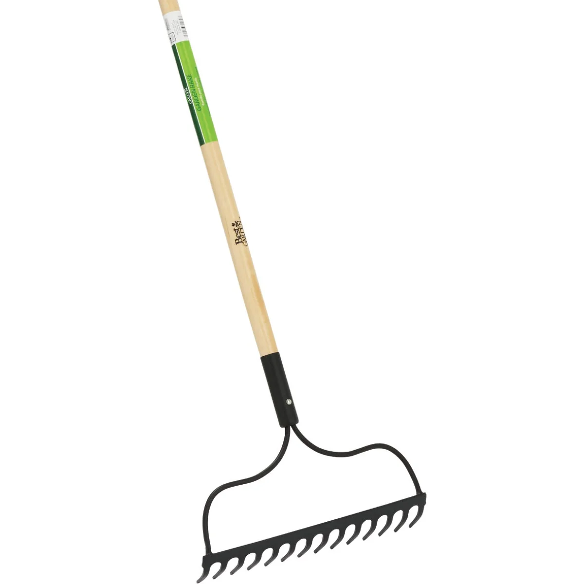 Reliable Garden 14 In. Steel Bow Garden Rake 14-Tine Lightweight