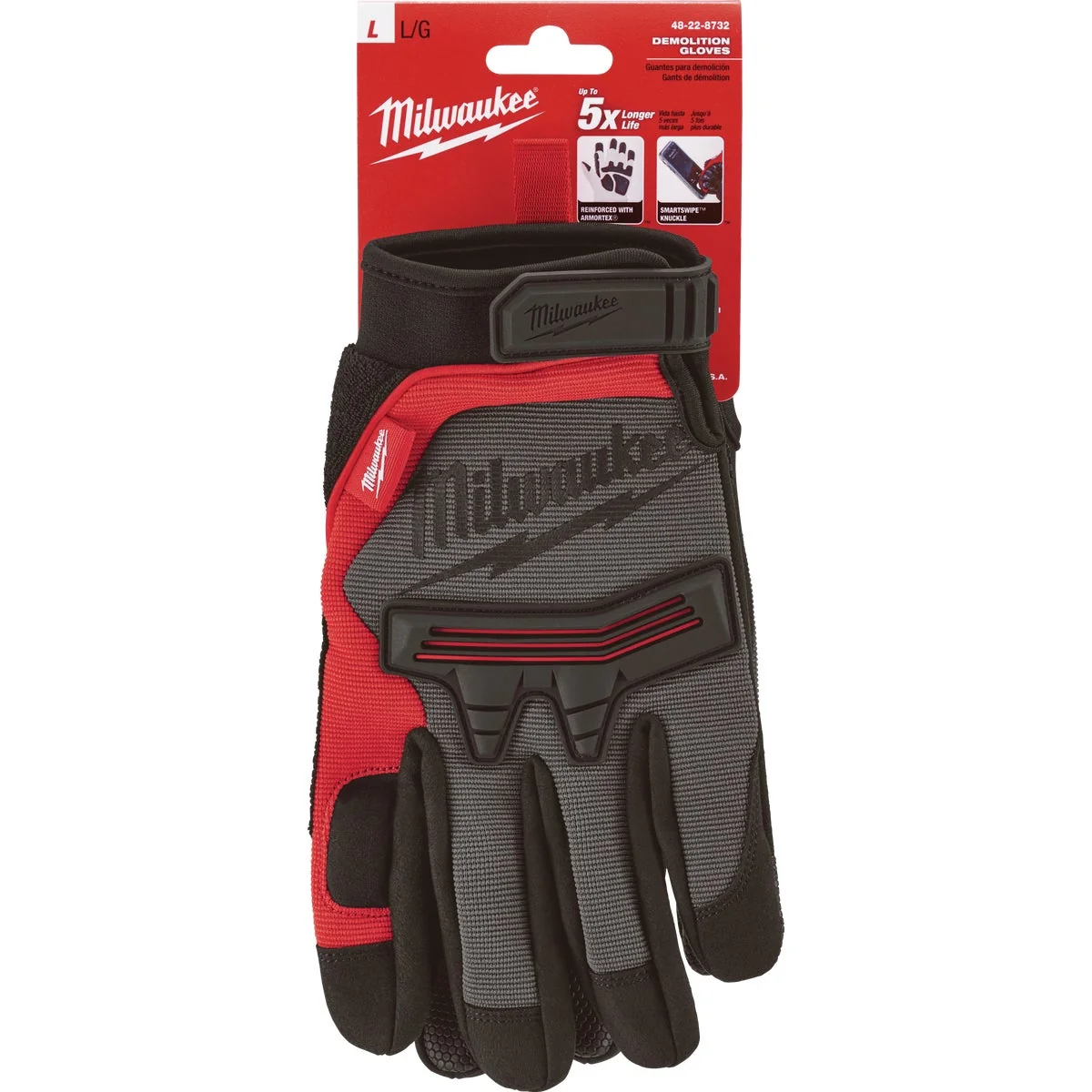 Durable Milwaukee Unisex Medium SyntheticDemolition Work Glove Specialty