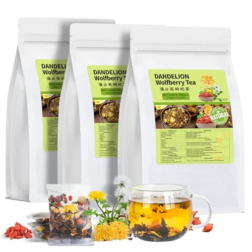 Dandelion Wolfberry Tea Natural Dandelion Herbal Tea Kidney Liver Health Certified