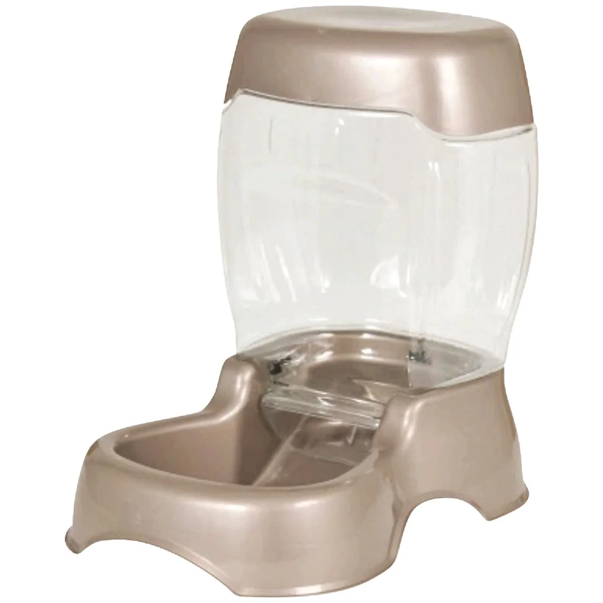High-Performance Petmate Pet Caf 3 Lb. PET Plastic Pearl Tan Automatic Pet Feeder World-Class