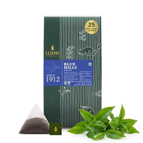 Exceptional Estates Blue Hills Organic CTC Assam Black Tea 25 Count Artisan