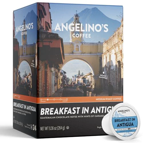 Excellent Breakfast in Antigua Coffee Pods 24 Count Green