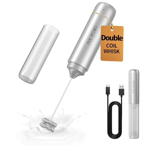 Organic Rechargeable Milk Frother Handheld Convenient