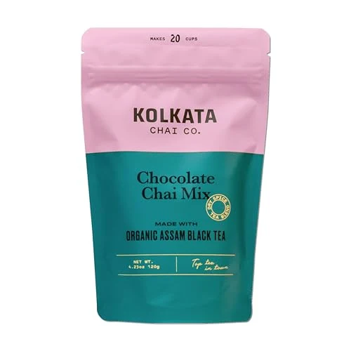 Detailed Kolkata Chai Chocolate Chai mix 4.23 Ounce Original