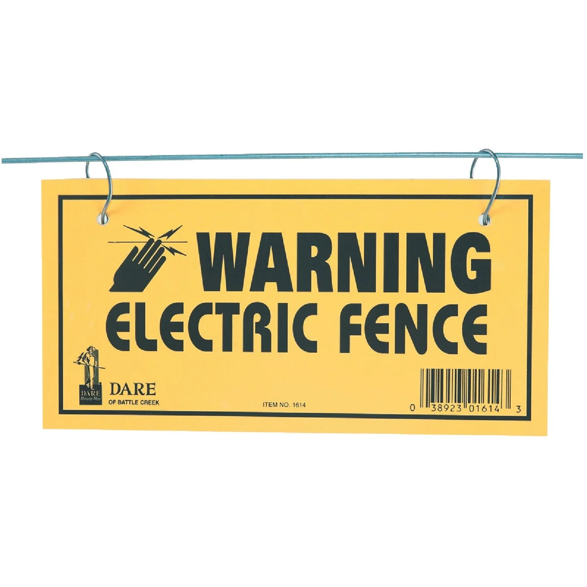 High-End Dare Plastic Sign Warning Electric Fence Pure