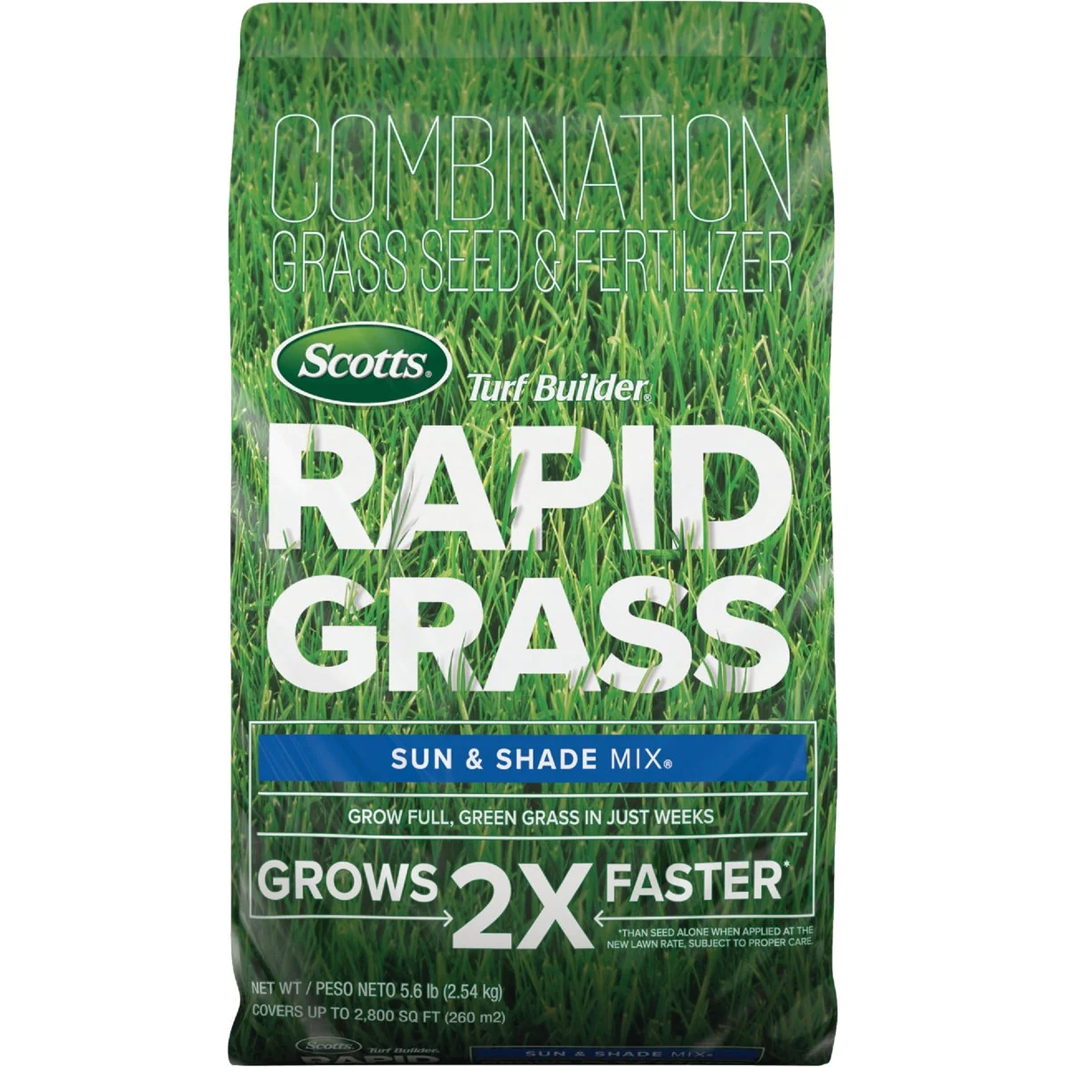 Exclusive Scotts Turf Builder Rapid Grass 16 Lb. Sun Shade Mix Seed Fertilizer Combination Top-Quality
