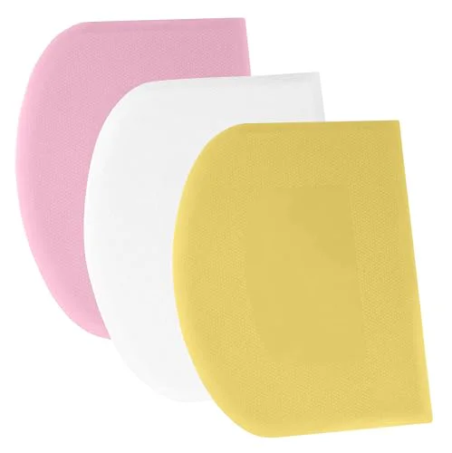 Pure Dough Scraper Bench Scraper 3 Count Long-Lasting