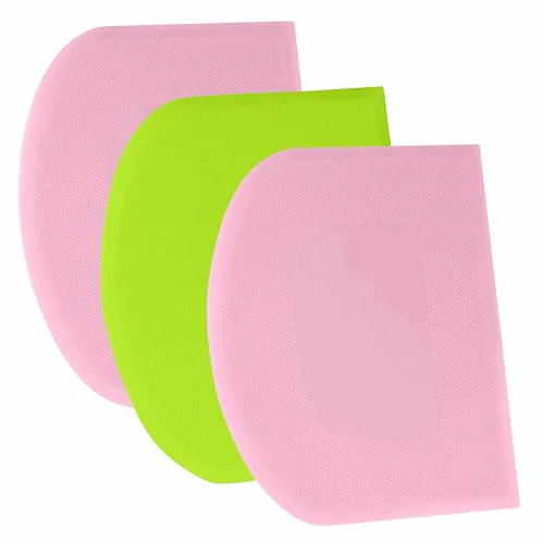 Exceptional Dough Scraper Bench Scraper 3 Count Solid