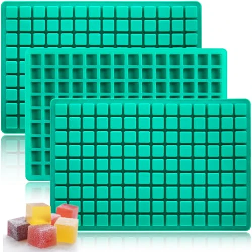 Natural Square Gummy Molds Silicone 3 Count Official