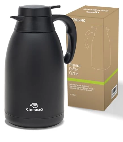Proven 68 Oz Stainless Steel Black Thermal Coffee Carafe Luxury