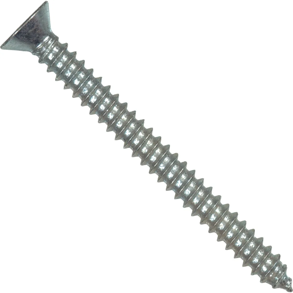Artisan Hillman 8 x 1 In. Phillips Flat Head Zinc Sheet Metal Screw 100 Ct. Breathable