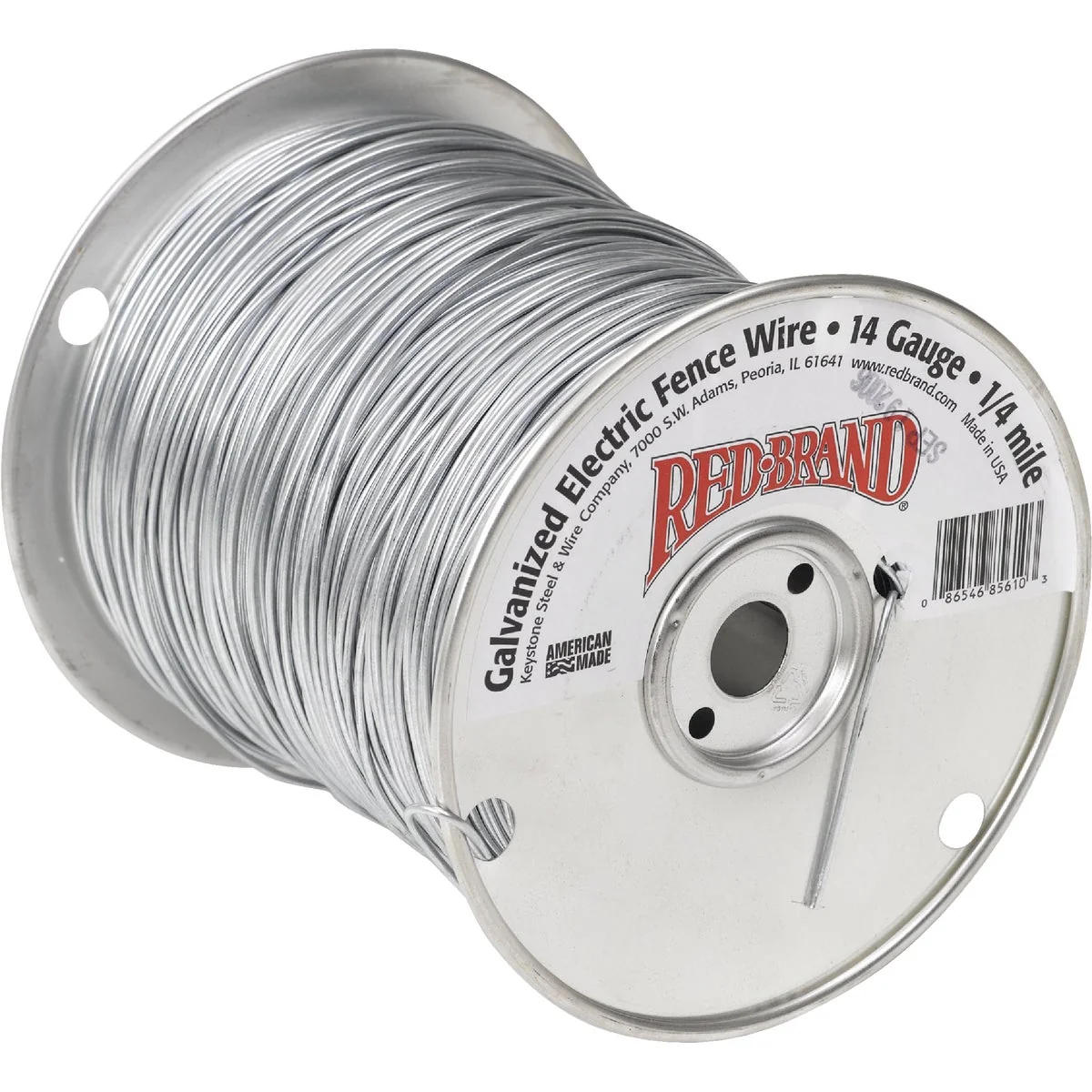 Solid Keystone Red Brand 1 2-Mile x 14 Ga. Steel Electric Fence Wire Certified