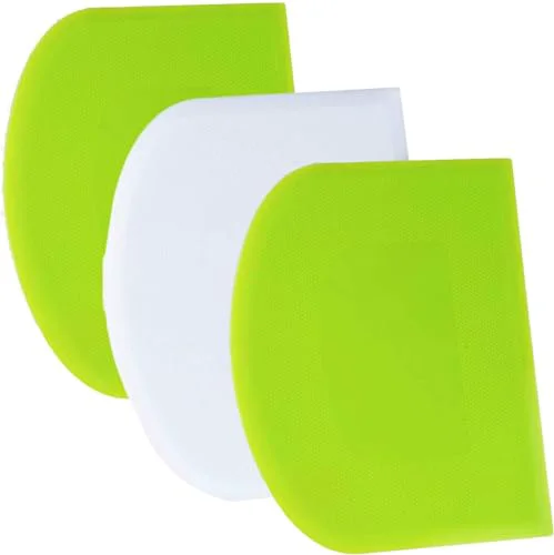 Powerful Dough Scraper Bench Scraper 3 Count Elegant