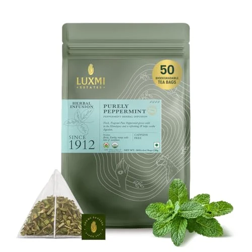 Verified Estates Purely Peppermint Tea Bags 50 Count Eco-Friendly