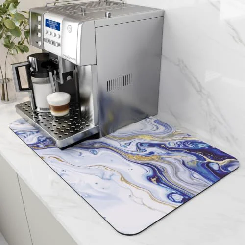 Green Dish Drying Mat for Kitchen Counter Sustainable