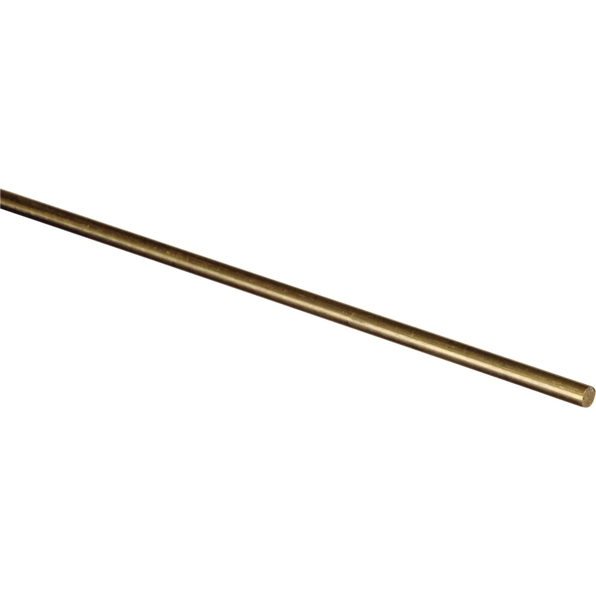 Green Hillman Steelworks Brass 1 8 In. X 3 Ft. Solid Rod Certified