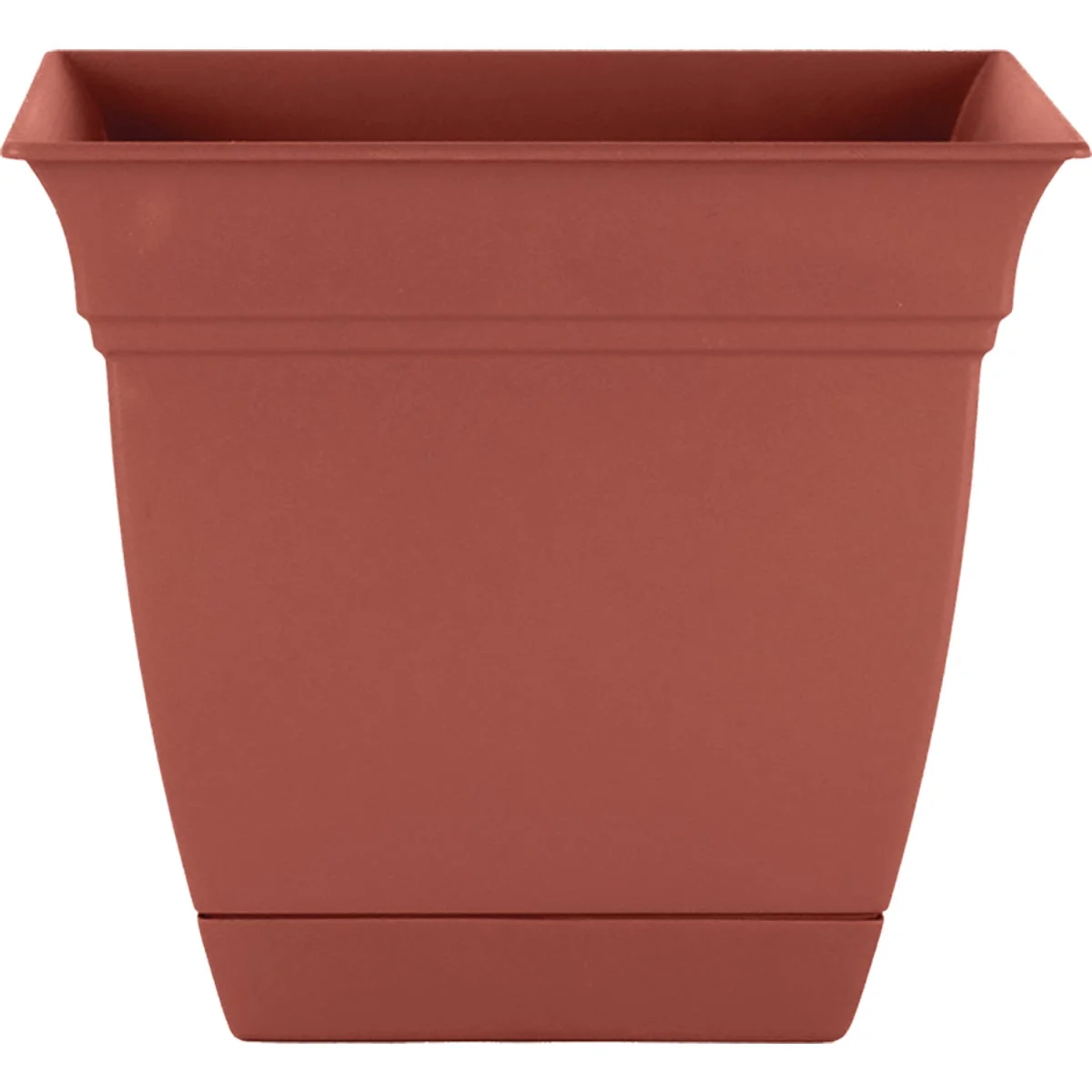 Powerful HC Companies Eclipse 10 In. x 10 In. x 8.75 In. Resin Clay Planter Excellent