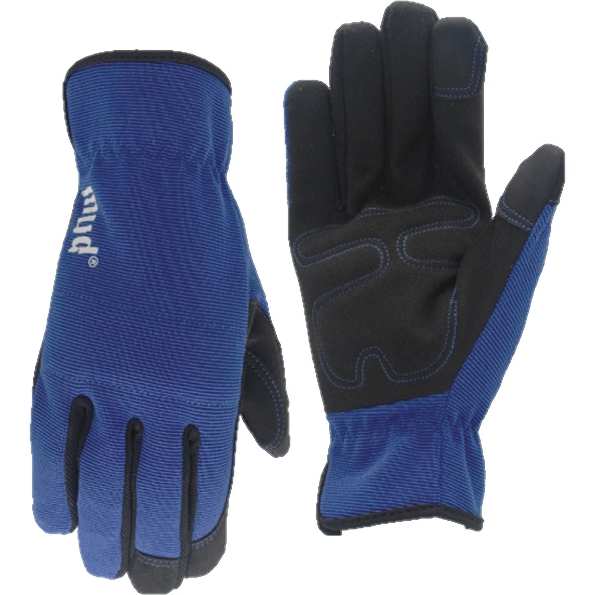 Solid Mud Women’s Small Medium Synthetic Leather True Blue Garden Glove Soft