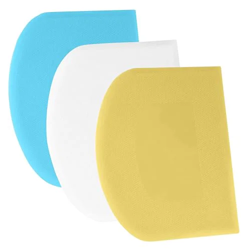 Elite Dough Scraper Bench Scraper 3 Count Traditional