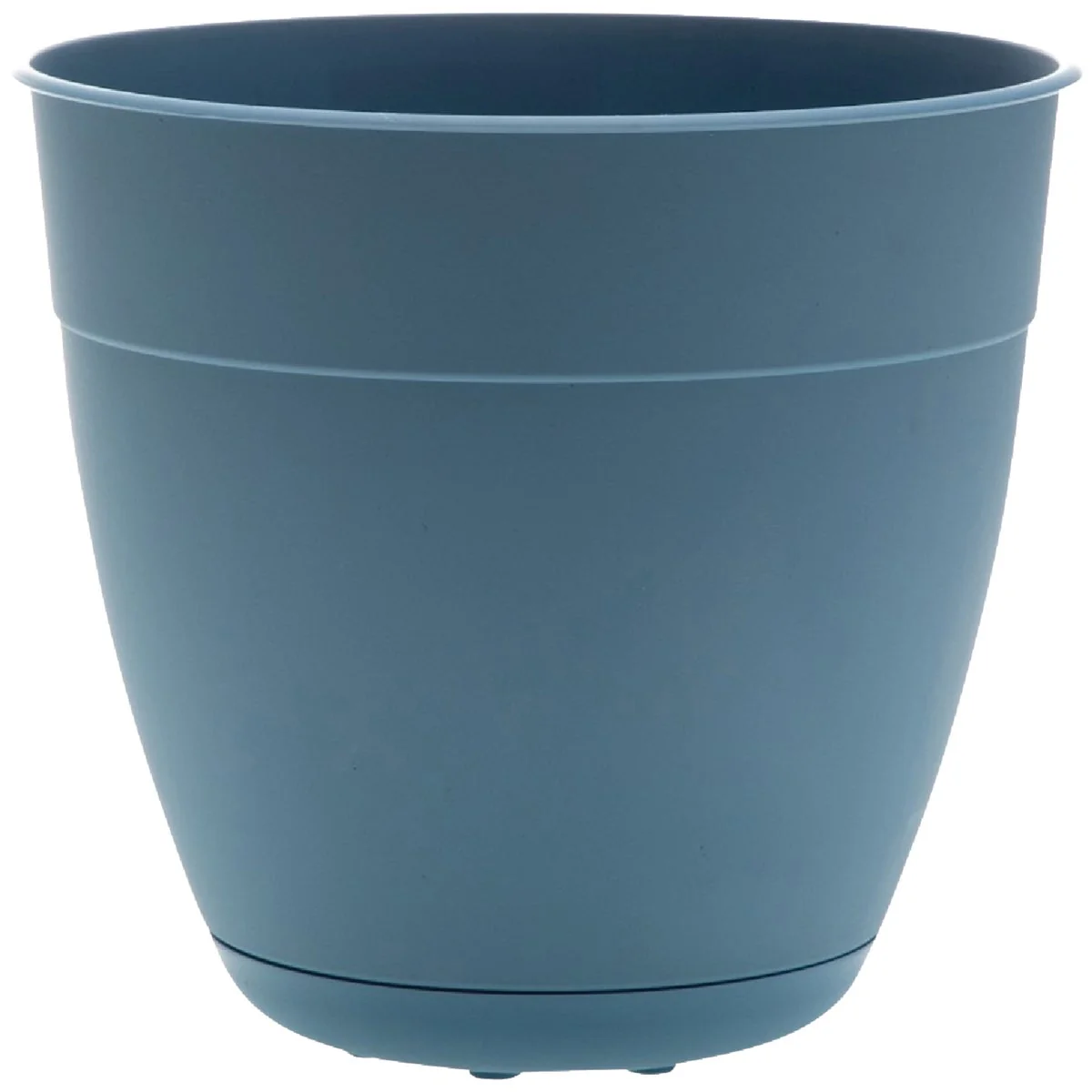 Trusted Bloem Ocean Series Dayton 10.95 In. H. x 10.75 In. Dia. Recycled Ocean Plastic Ocean Blue Planter Quality