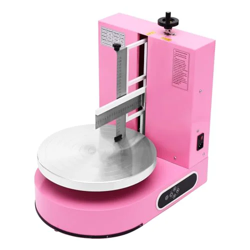 Luxury Cake Decorating Coating Machine Cream Spreading Automatic Frosting Turntable with Graduated Scraper for 4 Durable