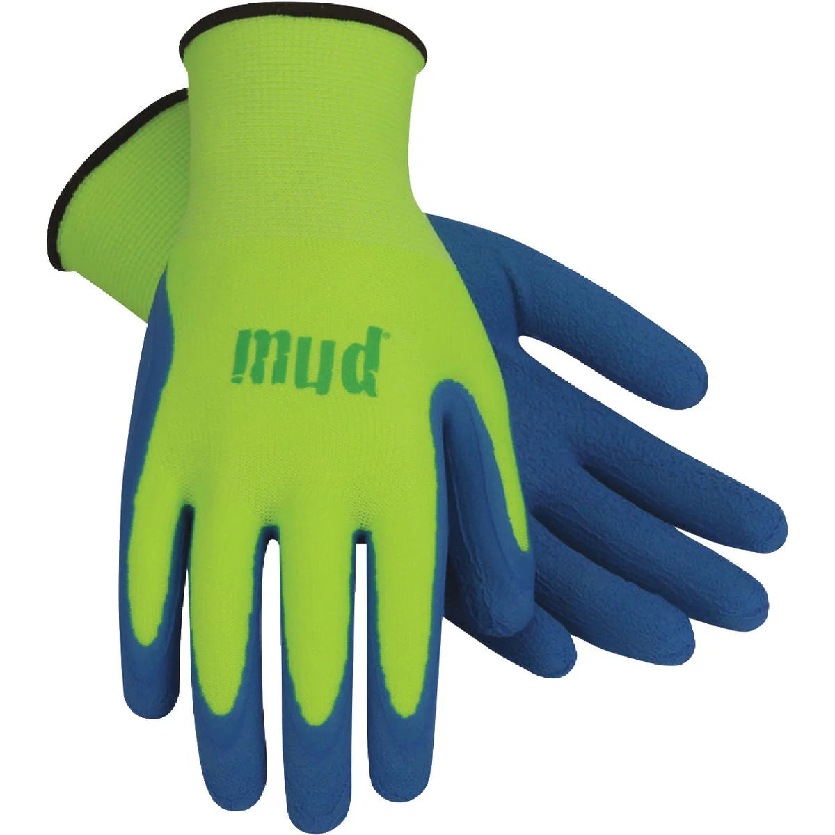 Reusable Mud Super Grip Women’s Large Latex Coated Lime Green Garden Glove Smart