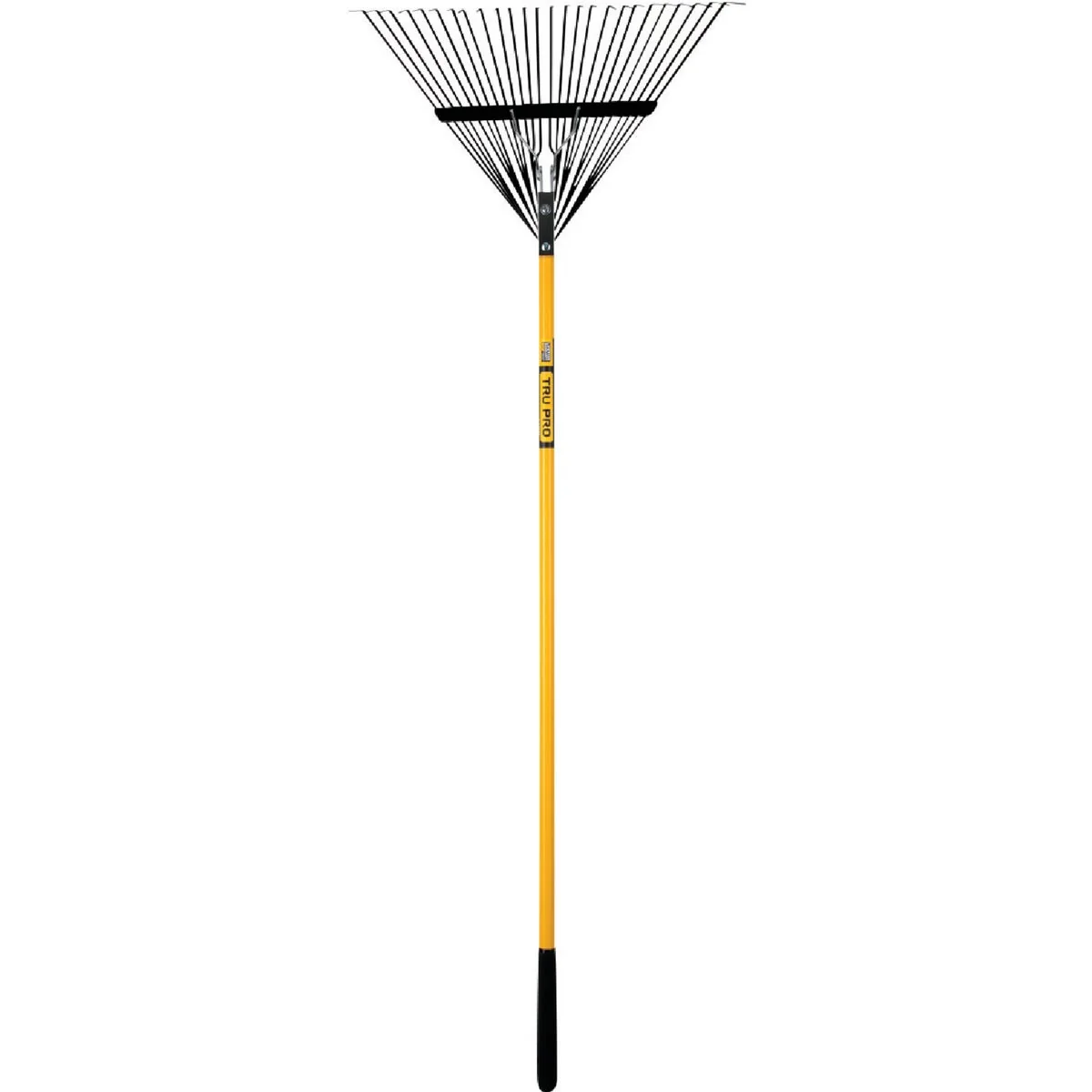 Safe Tru Pro 26 In. Steel Head 54 In. Fiberglass Handle Leaf Rake 26-Tine Official