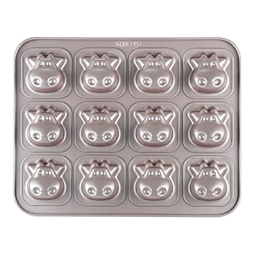 Practical Cows Cake Pan Elegant