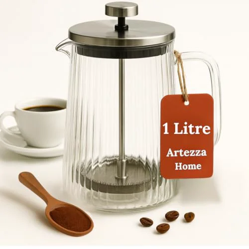 Premium Material Glass French Press Coffee Maker Flexible
