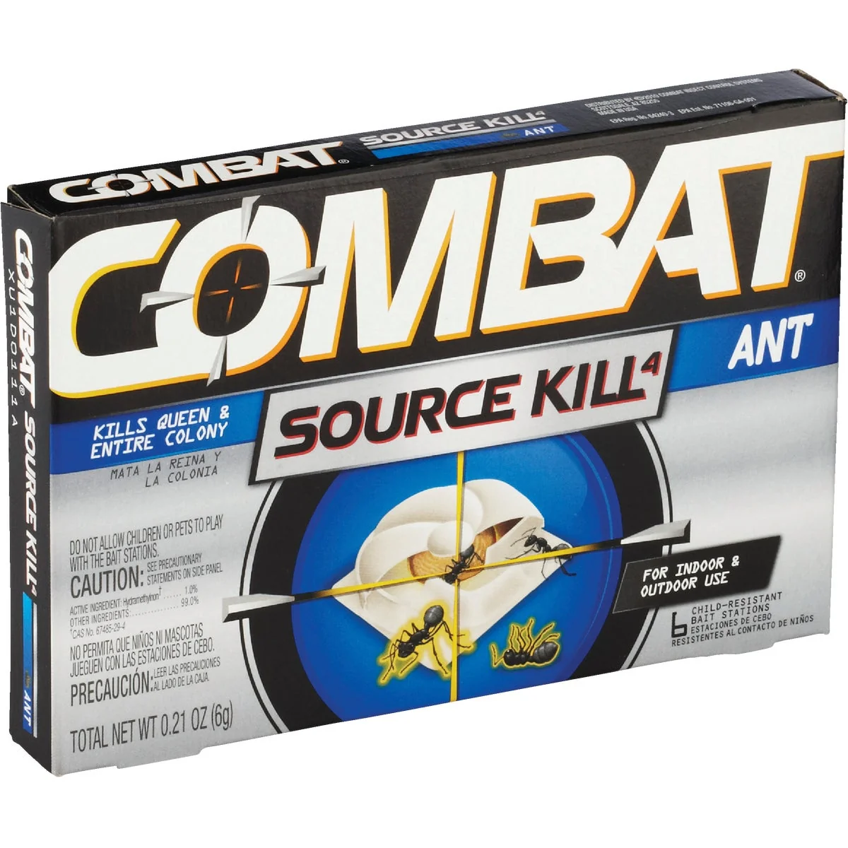 Relaxed Combat Source Kill 0.21 Oz. Solid Ant Bait Station 6-Pack High-Quality