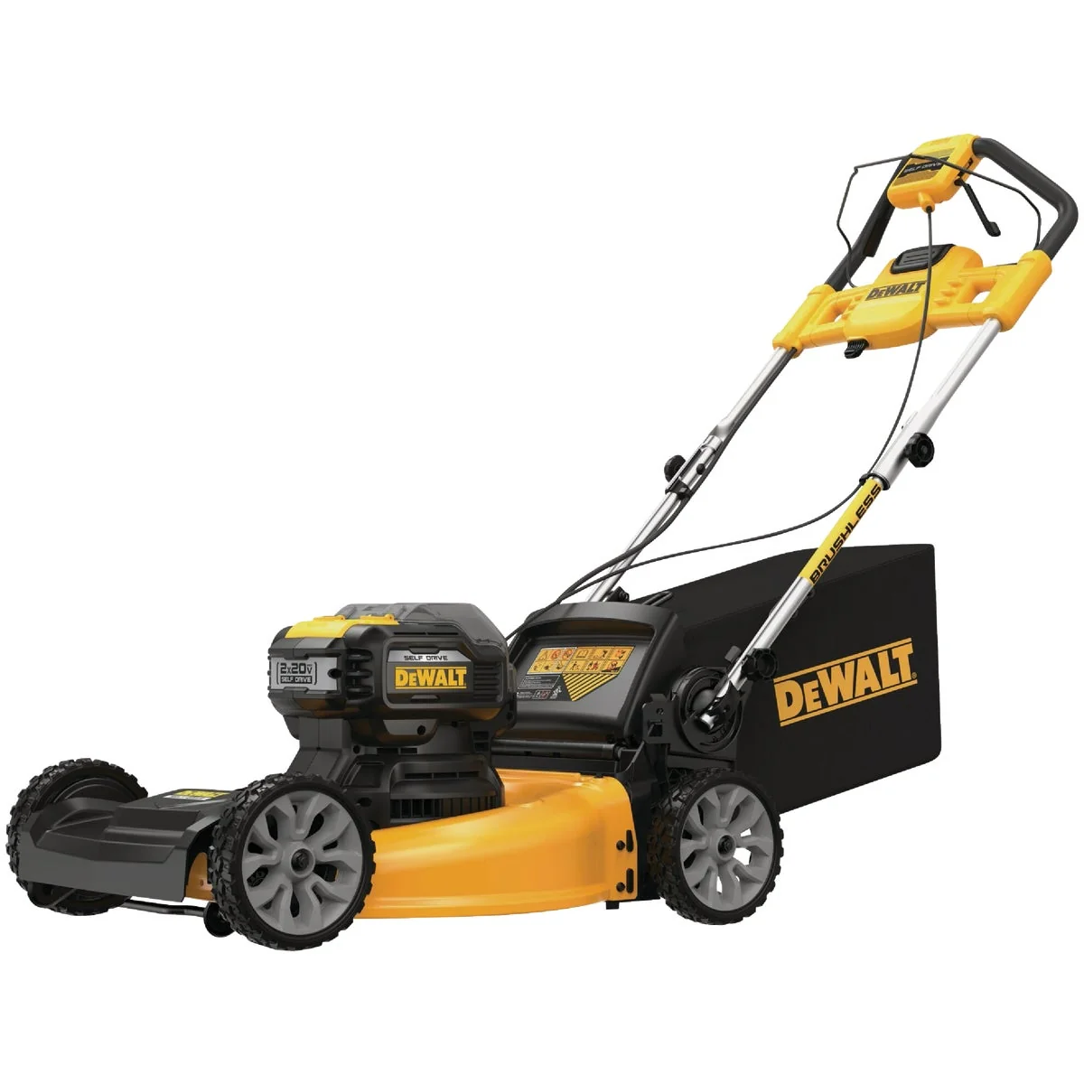 Innovative DeWalt 21-1 2 In. 2x20V MAX Lithium Ion Self-Propelled FWD Cordless Lawn Mower User-Friendly