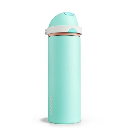 Breathable Insulated Water Bottle with Straw Fashionable