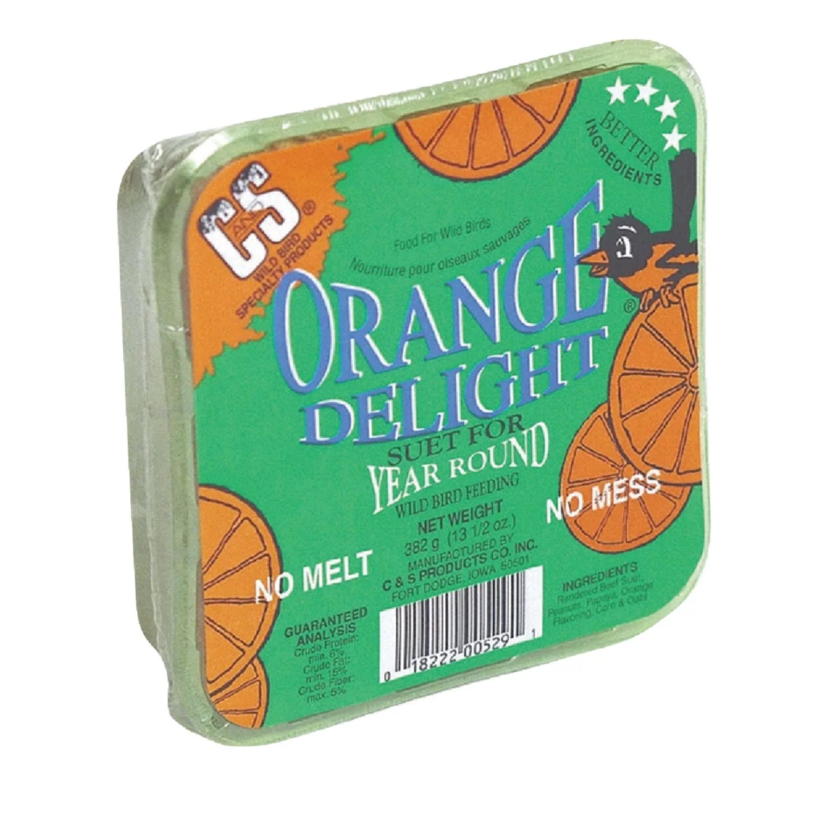Organic C S 13.5 Oz. Orange Delight Suet Advanced