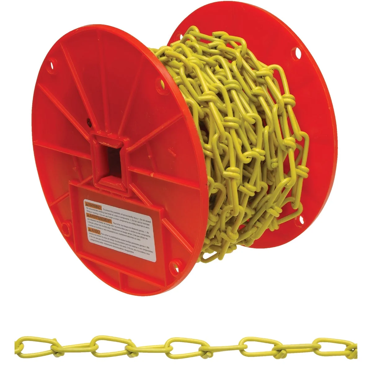 Trusted Campbell 2 0 50 Ft. Yellow Poly-Coated Low-Carbon Steel Coil Chain Consistent